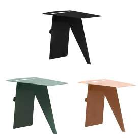 VeroMan サイドテーブル 収納テーブル 多収納 ベッドサイドテーブル 折り紙風 見せる収納 シック モダン シンプル 北欧 インテリア