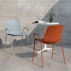 [2脚セット・同一色] VeroMan 椅子 チェア ガーデンチェア アウトドア シンプル デザイン カフェ レストラン 通気性抜群 屋内 屋外 韓国インテリア