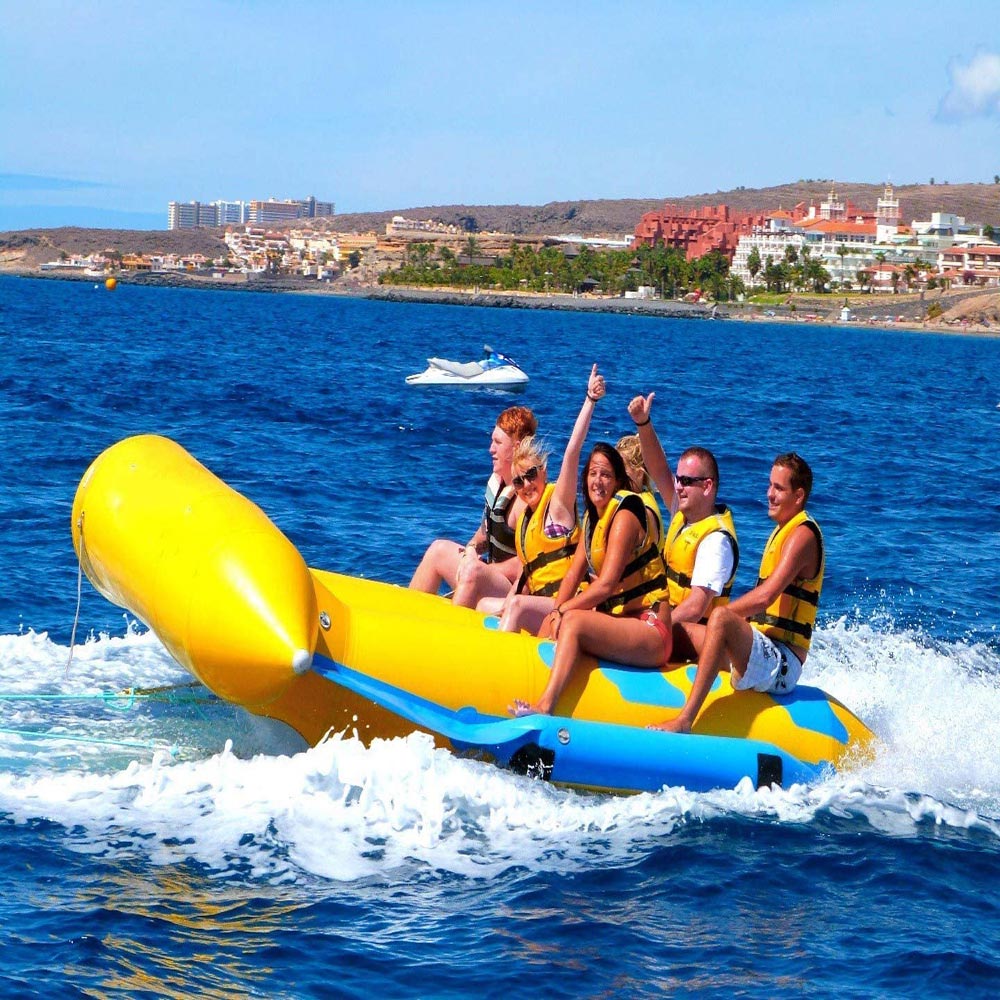 [6人乗り] VeroMan フライングボート フライングチューブ 空飛ぶ バナナボート マリンスポーツ 水上バイク | VEROMAN