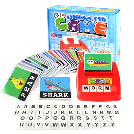VeroMan 子供用 幼児 英単語 120 カード 60枚 アルファベット スペル A-Z 教育教材 知育玩具 学習ゲーム カード60枚 英単語120個