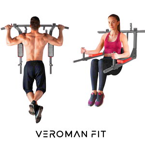 1台2役 チンニング ディップス スタンド 省スペース 壁掛け 懸垂 チンニングスタンド ディップススタンド ppi-tmz051 VEROMAN FIT