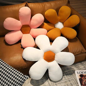 [60cm] VeroMan 花 フラワー クッション 抱き枕 ふわふわ ふんわり ぬいぐるみ 花型 背当て 椅子 クッション 座布団