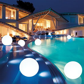 [80cm] VeroMan LED プールライト 水上ライト IP68 防水 防塵 充電式 屋外 装飾 リモコン付き 玉 球 ボール 丸い カラフル ナイトプール 韓国インテリア