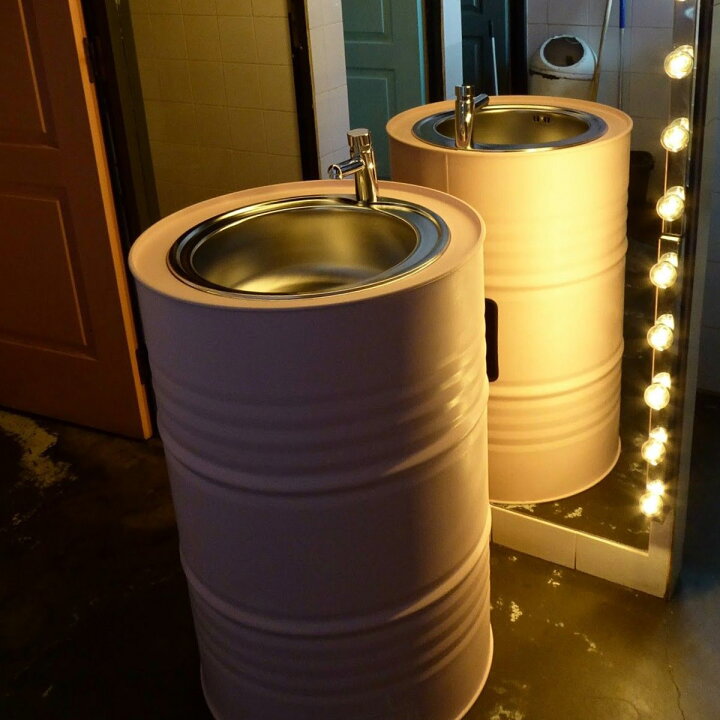 楽天市場】VeroMan カラードラム缶 クローズ缶 200L 飾り用 ガーデン 