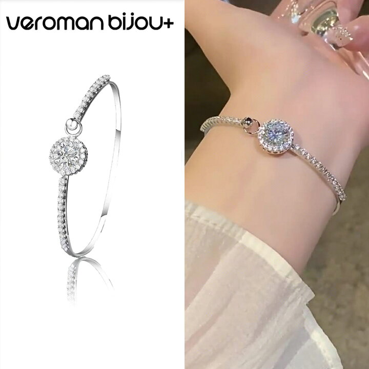 楽天市場】VeroMan BIJOU＋ ブレスレット シルバー レディース 微細 