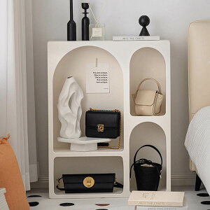 [70cm] VeroMan �}���g���s�[�X �V�F���t �z���C�g �� �f�B�X�v���C ���炩�ȋȐ������[���b�N �I�u�W�F�̂悤�ȃL���r�l�b�g ����������΍p�� �f�U�C�� �؍��C���e���A [����90cm ���s24cm]�y