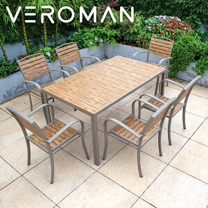 [e[u150cm/֎q6rZbg] VeroMan 炩Ȗؖڒe[uZbg _CjOe[u He[u dYA~t[ ϋvQ ʂ㎿ȃfUC  O[ 