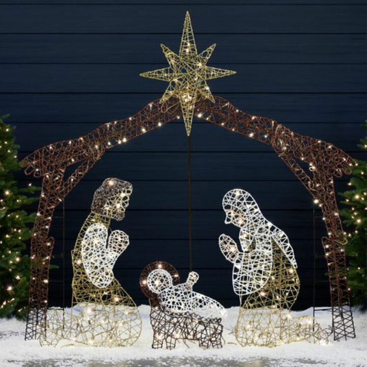 楽天市場】VeroMan クリスマスイルミネーションセット 聖夜の光 家庭 