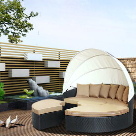 [180cm] VeroMan ドーム型 チェア 椅子 ソファベッド ベッド カウチ アウトドア インドア 屋外 室内 プールサイド 庭 韓国インテリア