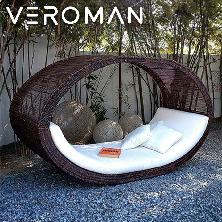 楽天市場】VeroMan ベッド ソファベッド プールサイドベッド 