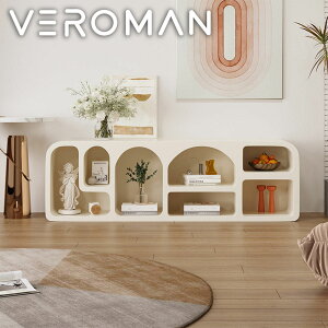 [160cm] VeroMan �}���g���s�[�X �V�F���t �z���C�g �� �f�B�X�v���C ���[���b�N �I�u�W�F�̂悤�ȃL���r�l�b�g �t���[�� �f�U�C�� �؍��C���e���A [����50cm ���s40cm]�y�����i�z