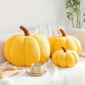 [20cm] VeroMan カボチャ クッション ふわふわ ぬいぐるみ 抱き枕 キッズ リアル野菜 可愛い癒し ソファー背当て 子供 祝い 大人 プレゼント 誕生日