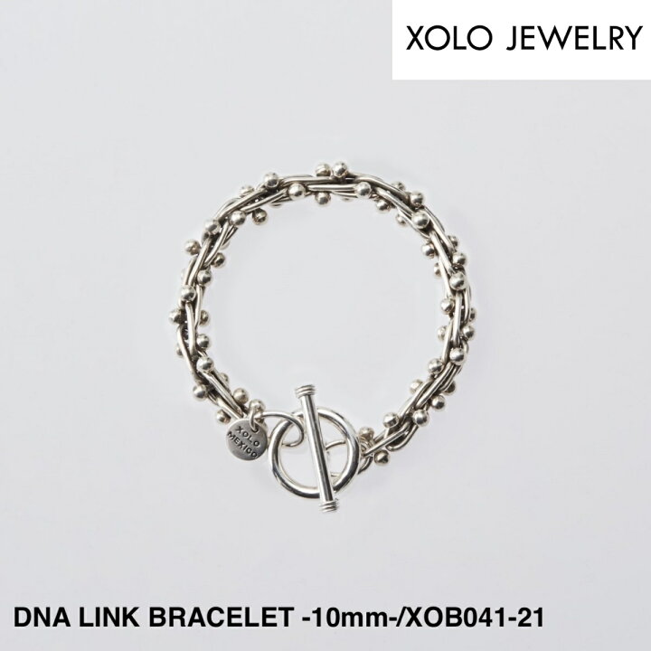 楽天市場】【XOLO JEWELRY】ショロジュエリー DNA LINK BRACELET -10mm 