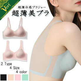 【処分価格】 メッシュブラ ノンワイヤー メッシュ ブラ ブラジャー シームレス ワイヤレス ナイトブラ 蒸れにくい 速乾 超薄 極薄 冷感ブラ 快適 跡が付きにくい スポーツブラ スポブラ ストラップ 脇高 脇肉 おやすみ 補正 昼夜 育乳 通気 冷感 Vert ヴェール