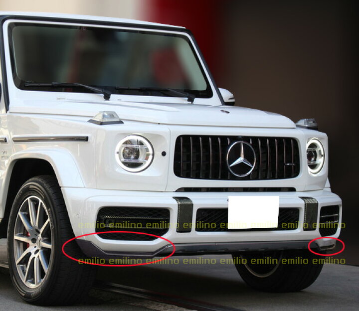 楽天市場】ベンツ 新型 W463A 現行Gクラス G63 フロント用 カーボン 