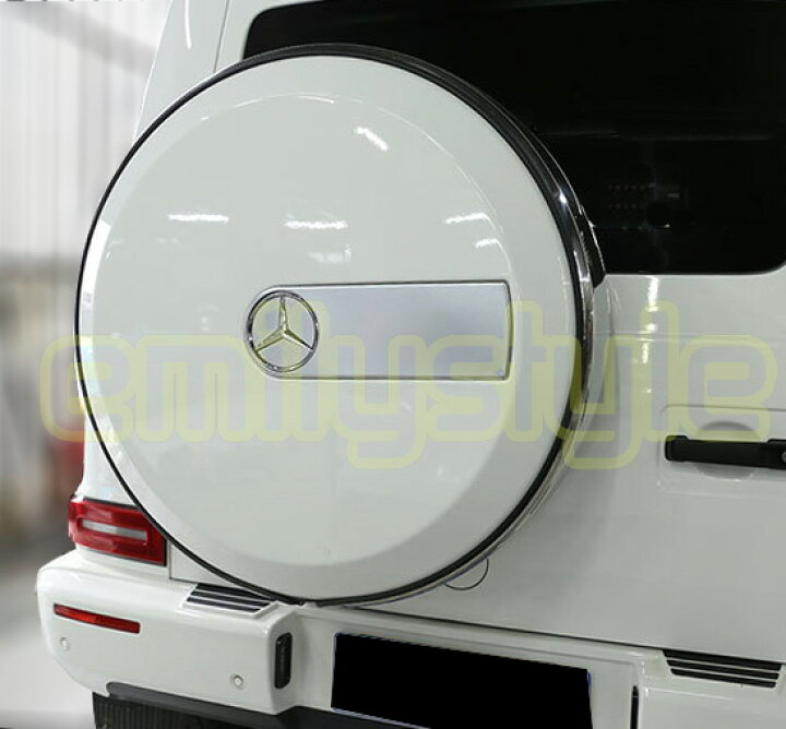 楽天市場】BENZ W463 W463A W464 Gクラス カーボン調 シルバー 背面  