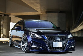 センスブランド 210クラウン アスリート 後期 エアロ3点セット フロントハーフ サイドステップ リアハーフ 【エグゼクティブエディション】