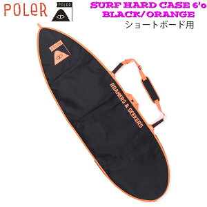 ylz |[[ POLER SURF HARD CASE 6f0 BLACK/ORANGE V[g{[hp