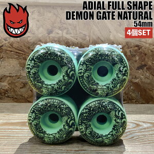 Xsbgt@CA EB[ SPITFIRE WHEELS F4/99DU RADIAL FULL SHAPE DEMON GATE GLOW 54mm XP{[ EB[ tH[~[4 4set