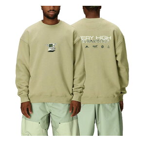 25-26 シックスエイトシックス ハフプレミアムヘビーウエイトクルースエットシャツ 686 SIXEIGHTSIX HUF PREMIUM HEAVYWEIGHT CREW SWEATSHIRT スノーボード ウエア ジャケット 25-26-JK-686 ハフエルム S M L XL