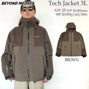 25-26 ビヨンドメダル テックジャケット3L BEYOND MEDALS TECH JACKET 3L スノーボード ウエア ジャケット 25-26-JK-BML