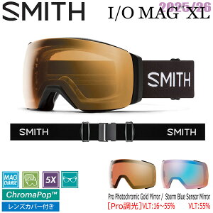 25-26 X~X ACI[}OGbNXG ubN SMITH I/O MAG XL BLACK CP PRO PHOTOCHROMIC GOLD MIRROR CP STORM BLUE SENSOR MIRROR XL[ Xm[{[h S[O 25-26-GG-SMT