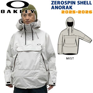 y\z 25-26 I[N[ [XsAmbN OAKLEY ZEROSPIN SHELL ANORAK Xm[{[h EGA WPbg 25-26-JK-OAK ~Xg XS S M L XL