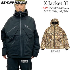 25-26 ビヨンドメダル エックスジャケット3L BEYOND MEDALS X JACKET 3L スノーボード ウエア ジャケット 25-26-JK-BML
