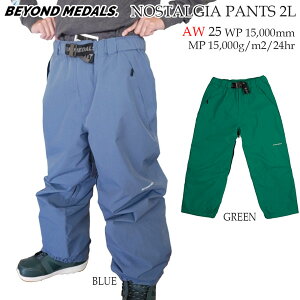 25-26 rh_ mX^WApc2L BEYOND MEDALS NOSTALGIA PANTS 2L Xm[{[h EGA pc 25-26-PT-BML