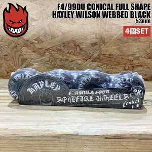 Xsbgt@CA EB[ SPITFIRE F4/99DU 53mm CONICAL FULL SHAPE HAYLEY WILSON WEBBED BLACK