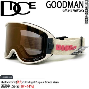 25-26 _CX Obh} WGRY ×ULTRACgp[v/uY~[ DICE GOODMAN XL[ Xm[{[h S[O 25-26-GG-DIC