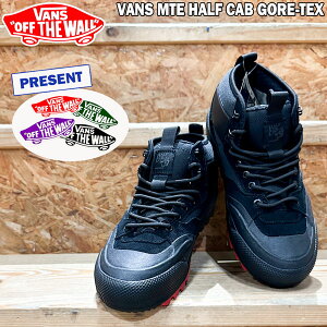 oY n[tLu SAebNX VANS MTE HALF CAB GORE-TEX BLACK/BLACK @Y