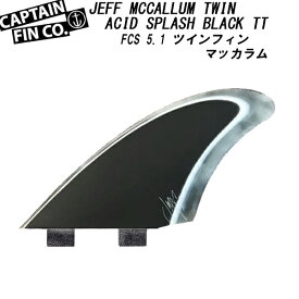 CAPTAIN FIN キャプテンフィン JEFF MCCALLUM TWIN ACID SPLASH BLACK TT FCS 5.1 ツインフィン マッカラム