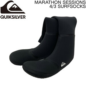 T[tB u[c NCbNVo[ 23-24 QUIKSILVER MARATHON SESSIONS 4/3mm SURFSOCKS HIGH {