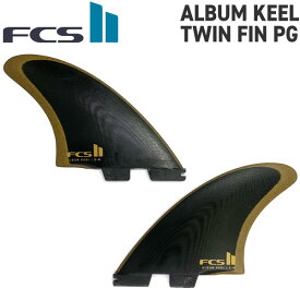 サーフィン フィン FCSII PG ALBUM KEEL SHAPER MATT PARKER S-M BLACK FCS2 アルバム キールフィン ツインフィン エフシーエス2