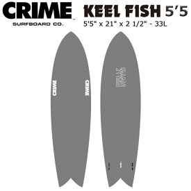 予約 サーフボード ソフトボード クライム 24 CRIME KEEL FISH 5’5 COOLGRAY ツイン FCS2 FINBOX キールフィッシュ