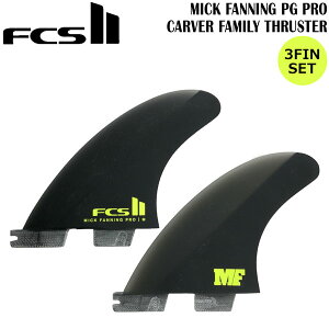 FCS2 FCS II MF BLACK PG THRUSTER 3FIN SET �\���b�h �O���X�t�B�� �~�b�N�t�@�j���O