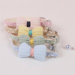 首輪 おしゃれ リボン セーフティバックル 犬の首輪 猫の首輪 犬 猫 ペット用 ペット用品 可愛い かわいい