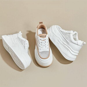 スニーカー レディース レース 厚底靴 シークレットシューズ 7cmアップ 身長アップ シークレットスニーカー ダッドスニーカー インヒール ローカット 春 夏 秋 厚底 フラットシューズ ウォー