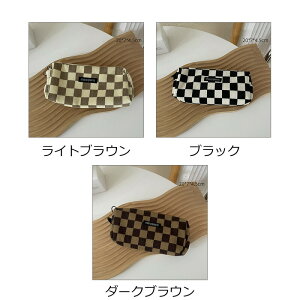 ポーチ チェック柄 化粧ポーチ 大容量 北欧 コスメポーチ クラッチバッグ コーデュロイ ポーチ スマホポーチ 化粧品収納 携帯用 コスメ収納 メイク道具収納 おしゃれ バッグ トラベルポーチ