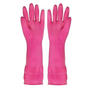 ゴム手袋 キッチン ロング 厚手 キッチングローブ 除菌作業 長い 食器洗い 手荒れ防止 漬物 掃除 家事 トイレ 洗車 S M L XL