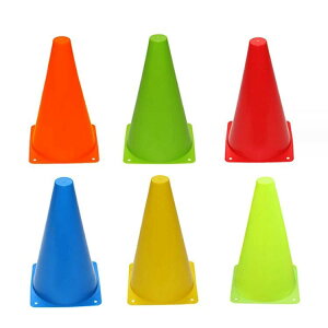10本セット 三角型 コーン 練習用 23cm 野球 軽量 マーカーコーン 10本セット フットサル バスケットボール スポーツ カラーコーン トレーニング 中学生 高校生 サッカー