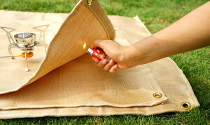 キャンプ用品 焚き火シート 防火シート 防炎 防火布 アウトドア バーベキュー グリルマット 耐熱 耐火 芝生保護 薪ストーブ 収納袋付き hbq028