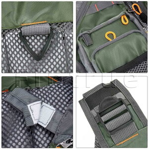 フィッシングベスト 夏用 釣り ライフジャケット フローティングベスト メッシュ ライフジャケット バックパック 渓流 ルアー フライ アウトドア 多機能 メッシュ vベスト 調節可能 通気 速