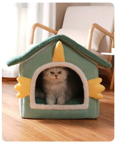 ペットハウス 猫ハウス 猫 ベッド ペットベッド キャットハウス おしゃれ ねこハウス 小型犬 猫用 犬用 ペット用 かわいい 室内 犬 イヌ ネコ 兼用 クッション オールシーズン