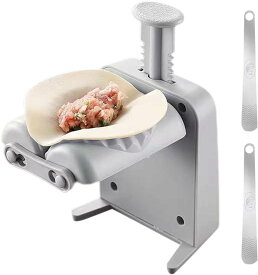 餃子製造機,手動パスタメーカー シングルヘッド - フードサービス厨房用品 エンパナーダ用 餃子包み ワンタン包み 月餅 エンパナーダ ピエロギ 父の日