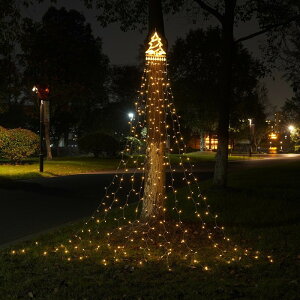 イルミネーション 屋外 おしゃれ ソーラー ライト きらきら クリスマス led 防水 9本 350球 8点灯種類 ドレープライト 店舗 家庭 星モチーフ リモコン付 タイマー機能 飾り 星モチーフ ツリー