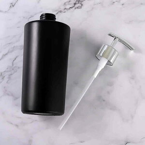 2件セット シャンプーボトル 500ml 透明 ソープディスペンサー 詰め替えボトル ガラス製 おしゃれ 漏れ防止 化粧品容器 携帯便利 ハンドソープ用 洗剤用 キッチンとバスルーム用 シャワージ