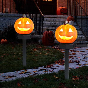 ハロウィン 飾り カボチャ ソーラー式 可愛い ハロウィン飾りライト ledライト パーティ 化け物屋敷 埋め込み式 祭りの雰囲気 ソーラーライト ガーデンライト 防水 ガーデン 風景装飾 室内
