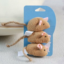 猫用品 おもちゃ ペットおもちゃ 噛む ストレス解消 運動不足 ぬいぐるみ 猫用おもちゃ キャティーマン ネズミ ねずみ じゃれ猫